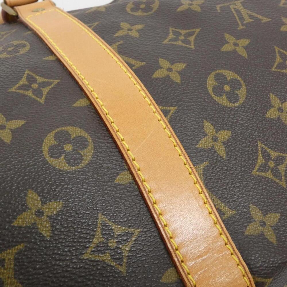 LOUIS VUITTON Brown Monogram Keepall 55 Boston Bag - Picture 4 of 10